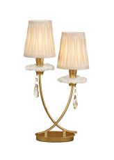 Sophie Table Light, 2 x E14 (Max 20W), Gold Painting, Ccrain Shades