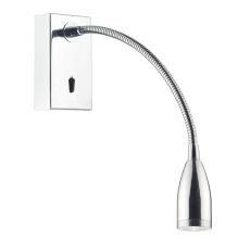 Tadley 1 Light 1W Integrated LED Polished Chrome Adjustable Reading Light With Rocker Switch