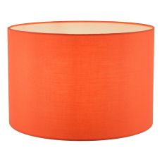 Heim E27 Orange Cotton 33cm Drum Shade (Shade Only)