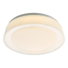 Udell 18W Integrated LED 908lm White Acrylic Flush Ceiling Fitting