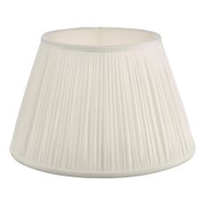 Ulyana E27 Ivory Faux Silk Pleated 35cm Shade (Shade Only)