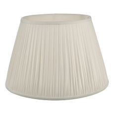 Ulyana E27 Ivory Faux Silk Pleated 45cm Shade (Shade Only)