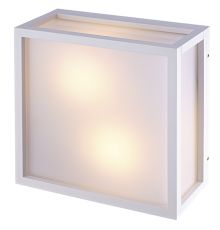 Utah Ceiling Light, 2 Light E27, IP65, White, 2yrs Warranty