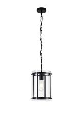 Valencia Pendant, 1 Light E27, Matt Black