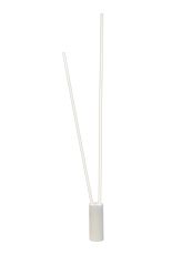 Vertical 2 Light Floor Lamp, 44W LED, 3000K, 2600lm, Dimmable, White, 3yrs Warranty