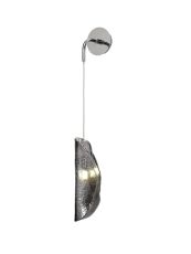 Wardley Wall Light, 1 x G9, Polished Chrome/Smoked Glass